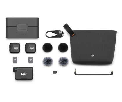 Mikrofon DJI Mic Mini (2 TX + 1 RX) - bezprzewodowy system mikrofonów